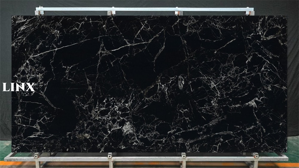 LXG32 Mooney Black Sintered Stone Feature Linx Surfaces