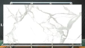 LXG39 Bentley White Sintered Stone Feature Linx Surfaces