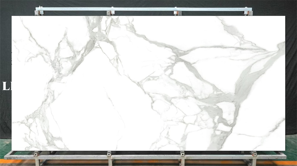 LXG39 Bentley White Sintered Stone Feature Linx Surfaces