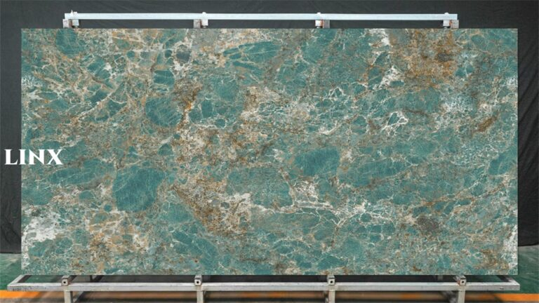 LXG613 Amazon Green Sintered Stone Feature Linx Surfaces