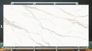 LXG666 Louiskin Gold Sintered Stone Feature Linx Surfaces