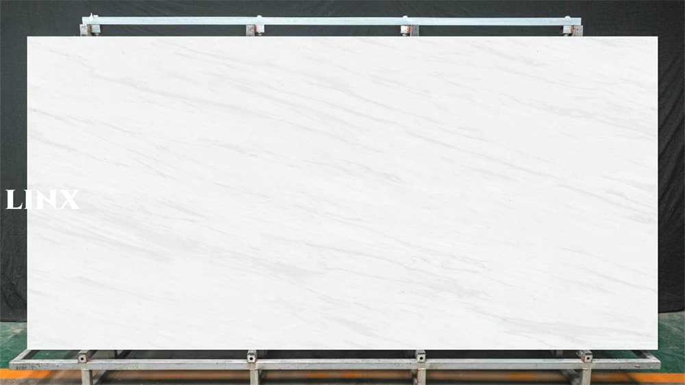 LXN231 Ersce White Sintered Stone Feature Linx Surfaces