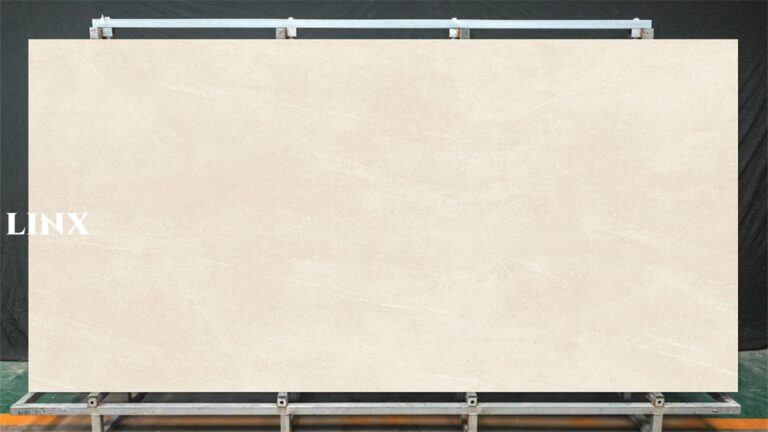 LXX112 Limestone Sintered Stone Feature Linx Surfaces