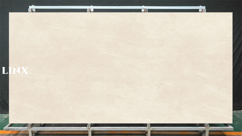 LXX112 Limestone Sintered Stone Feature Linx Surfaces