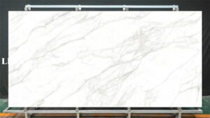 LXX49 Snow White Sintered Stone Feature Linx Surfaces