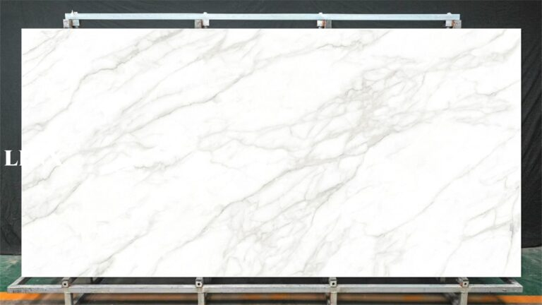 LXX49 Snow White Sintered Stone Feature Linx Surfaces