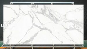LXX53 Kata White Sintered Stone Feature Linx Surfaces