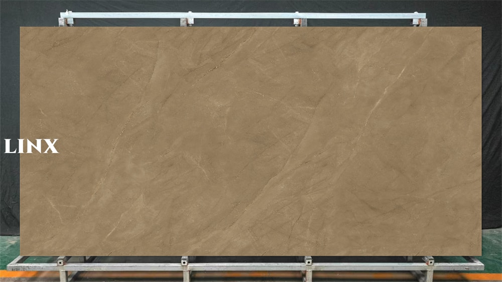 LXX65 Papes Brown Sintered Stone Feature Linx Surfaces