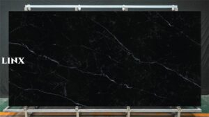 LXX77 Shakespeare Black Sintered Stone Feature Linx Surfaces