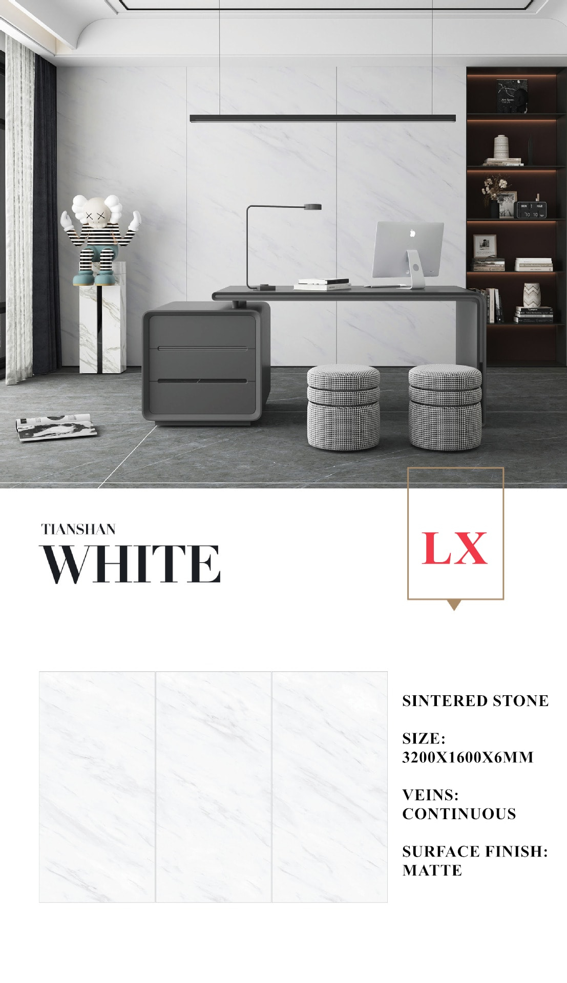 11. Tianshan White 6mm Matte