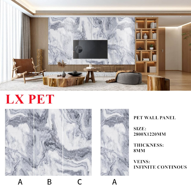 13. Shadow Blue PET 8mm Wall Panel Linx Surfaces