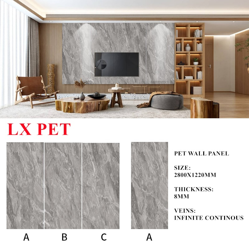 21. Venice Grey PET 8mm Wall Panel Linx Surfaces