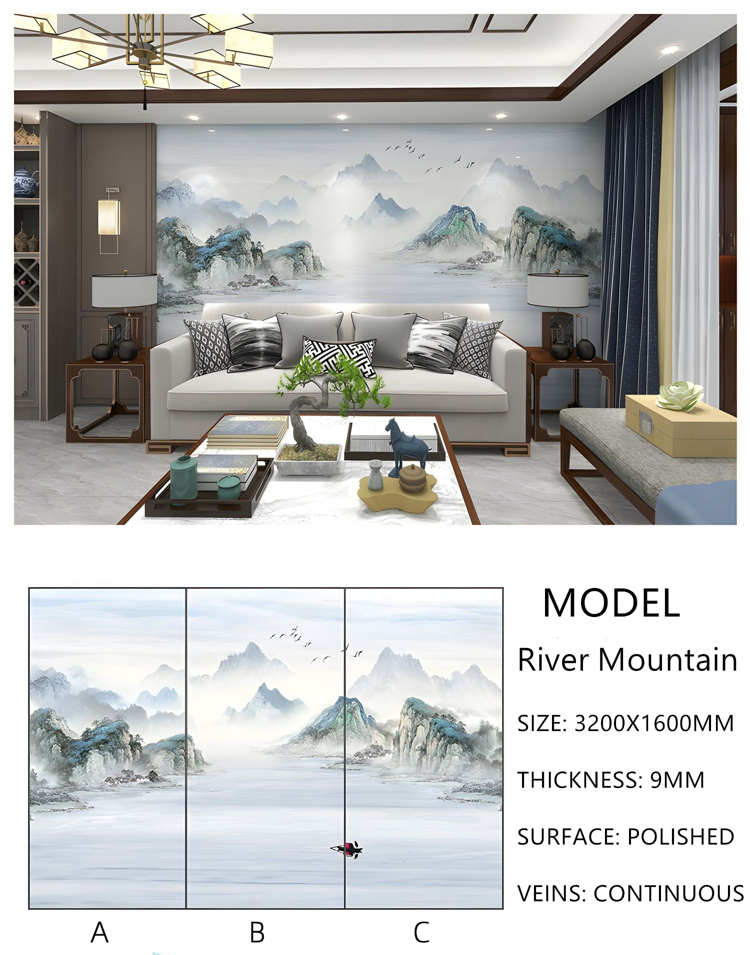 22. Sintered Stone River Mountain