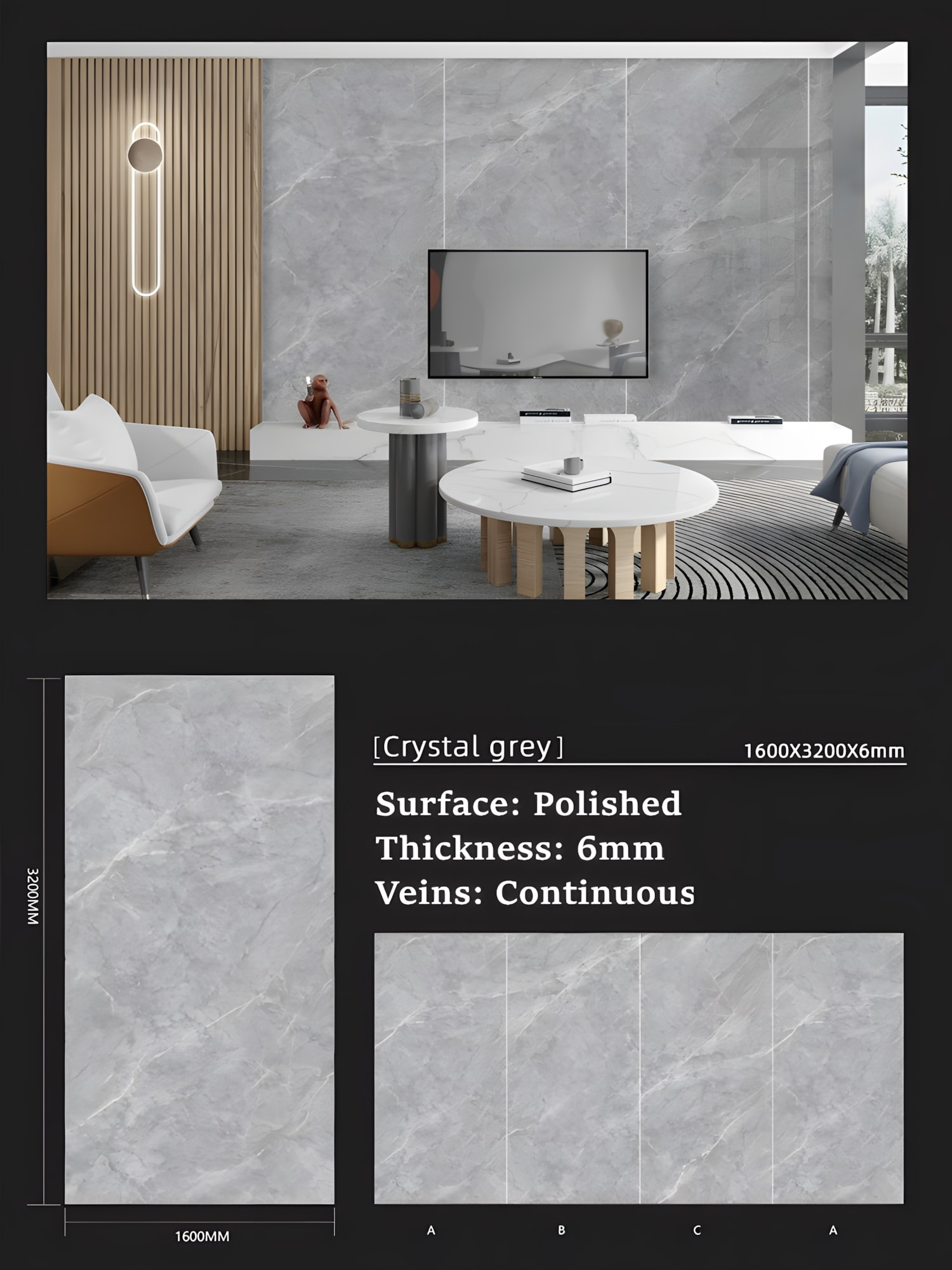 31. Crystal Grey 6mm