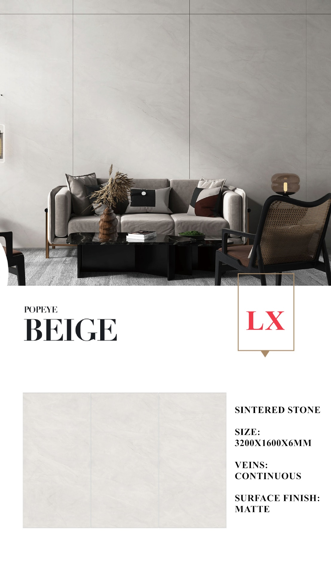 4. Popeye Beige 6mm Matte