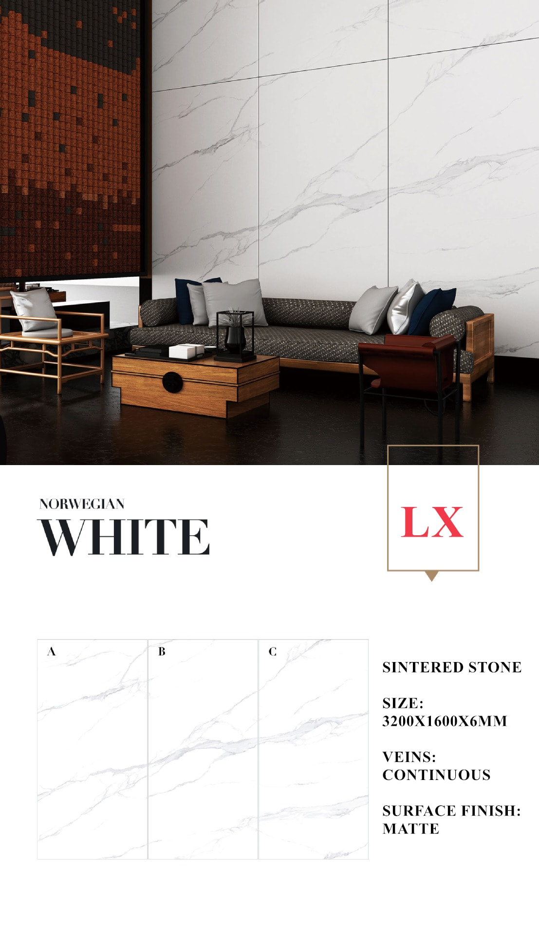 7. Norwegian White 6mm Matte