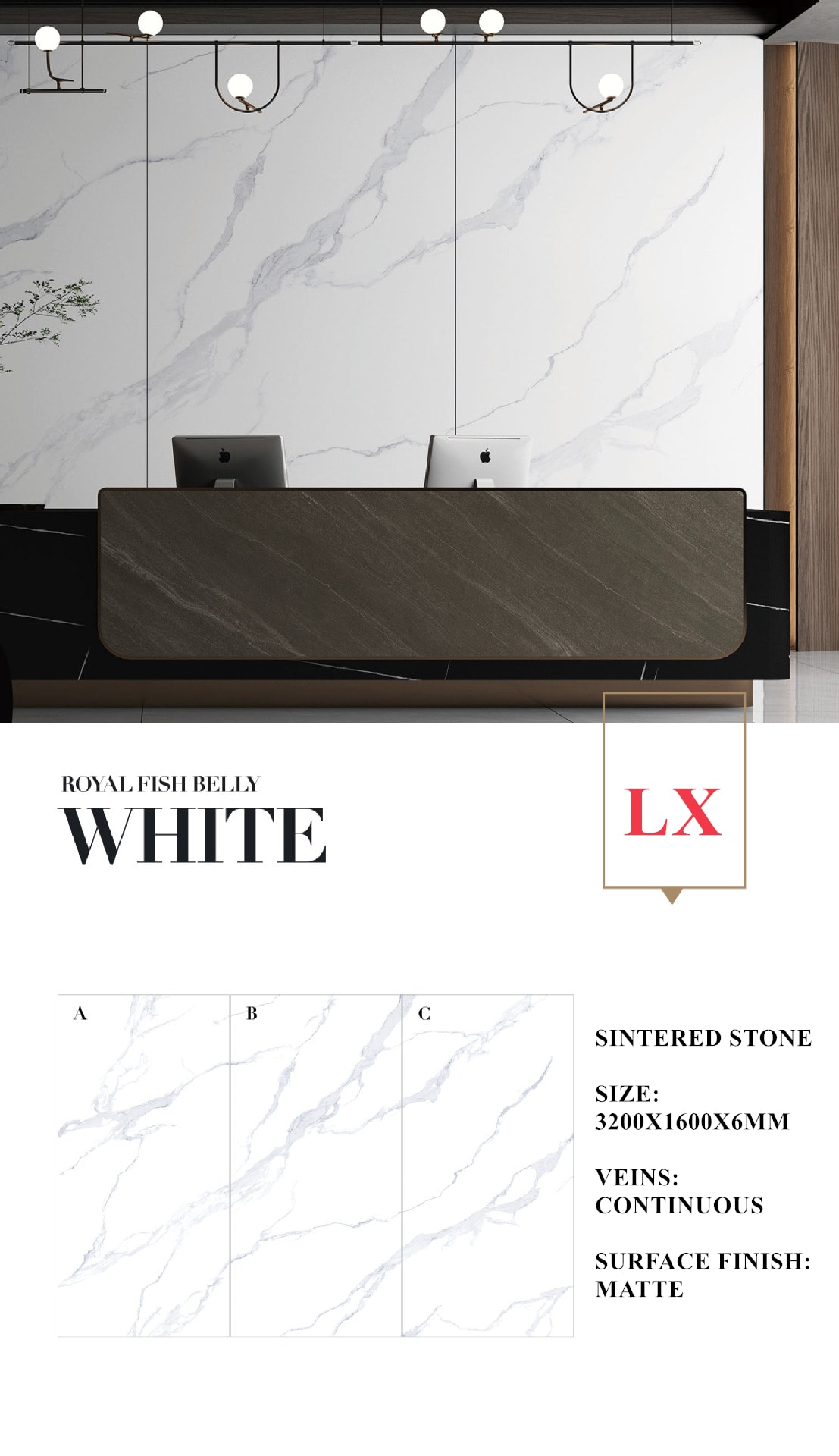 8 Royal White 6mm Matte