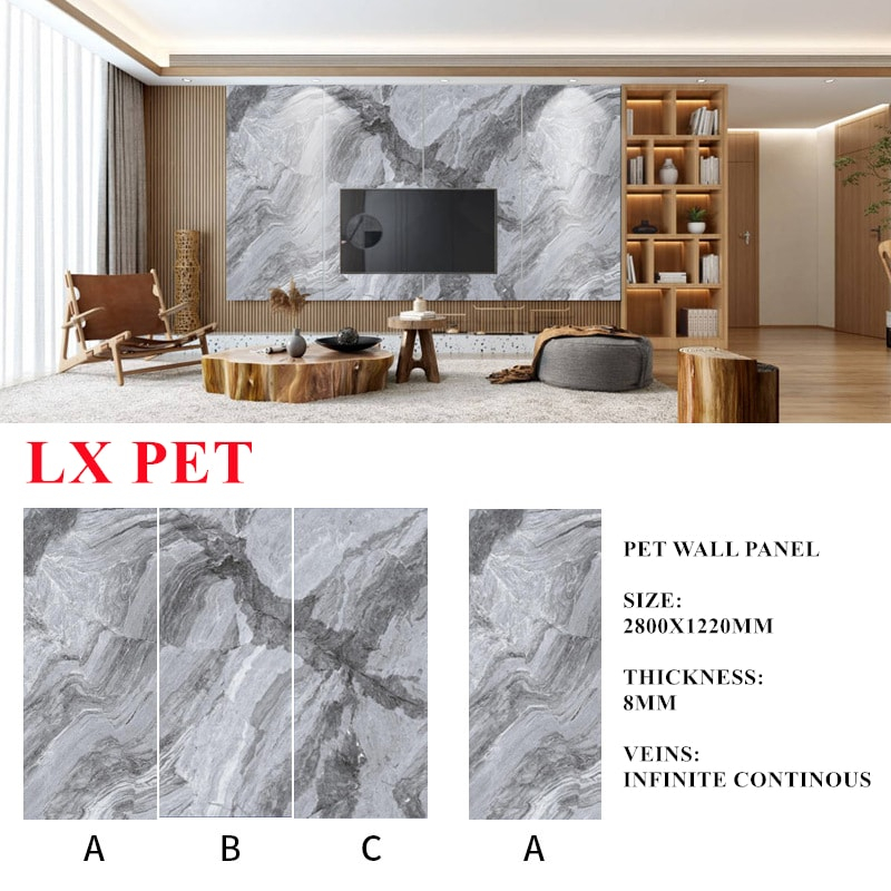 9. Polka Grey PET 8mm Wall Panel Linx Surfaces