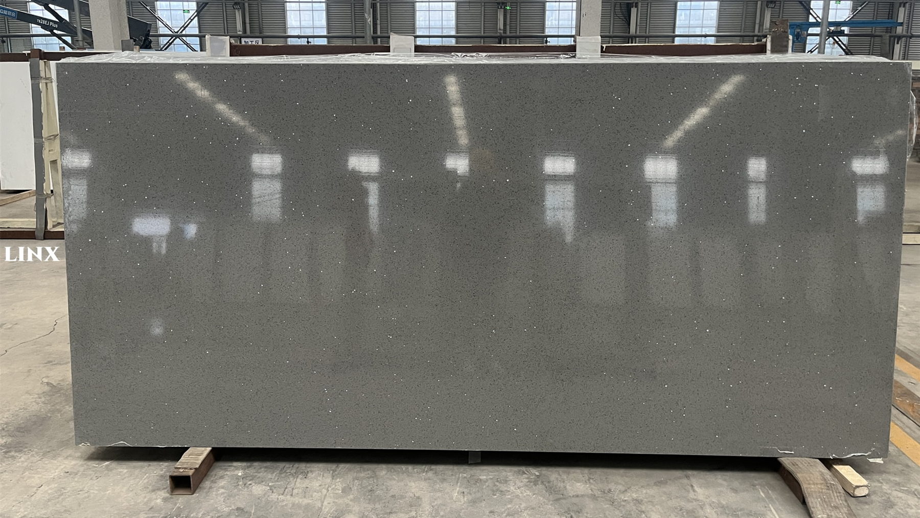 LX1209 SPARKLE GREY QUARTZ STONE 3 LINX SURFACES