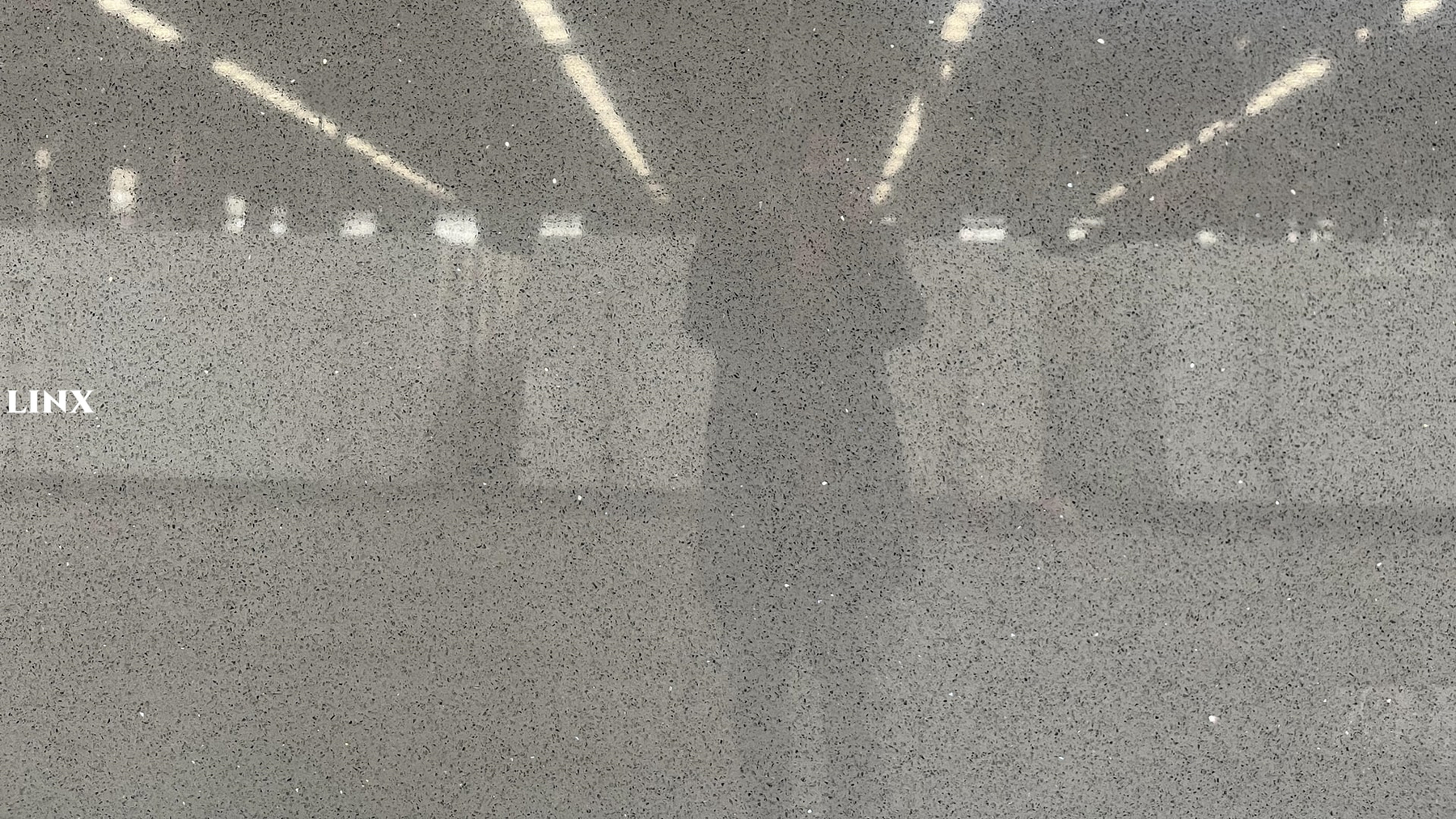 LX1209 SPARKLE GREY QUARTZ STONE CLOSE UP 1 LINX SURFACES