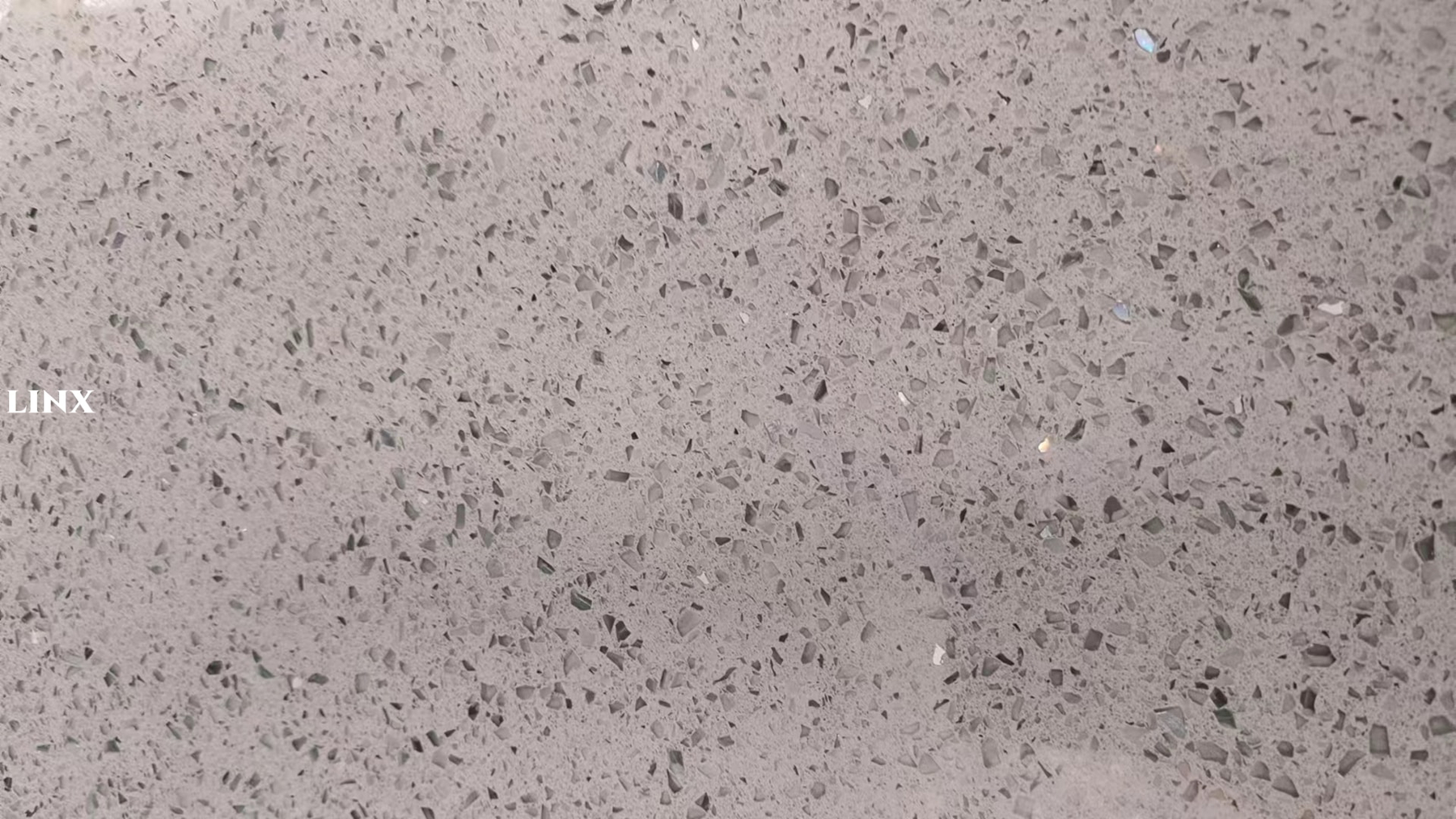 LX1209 SPARKLE GREY QUARTZ STONE CLOSE UP 2 LINX SURFACES