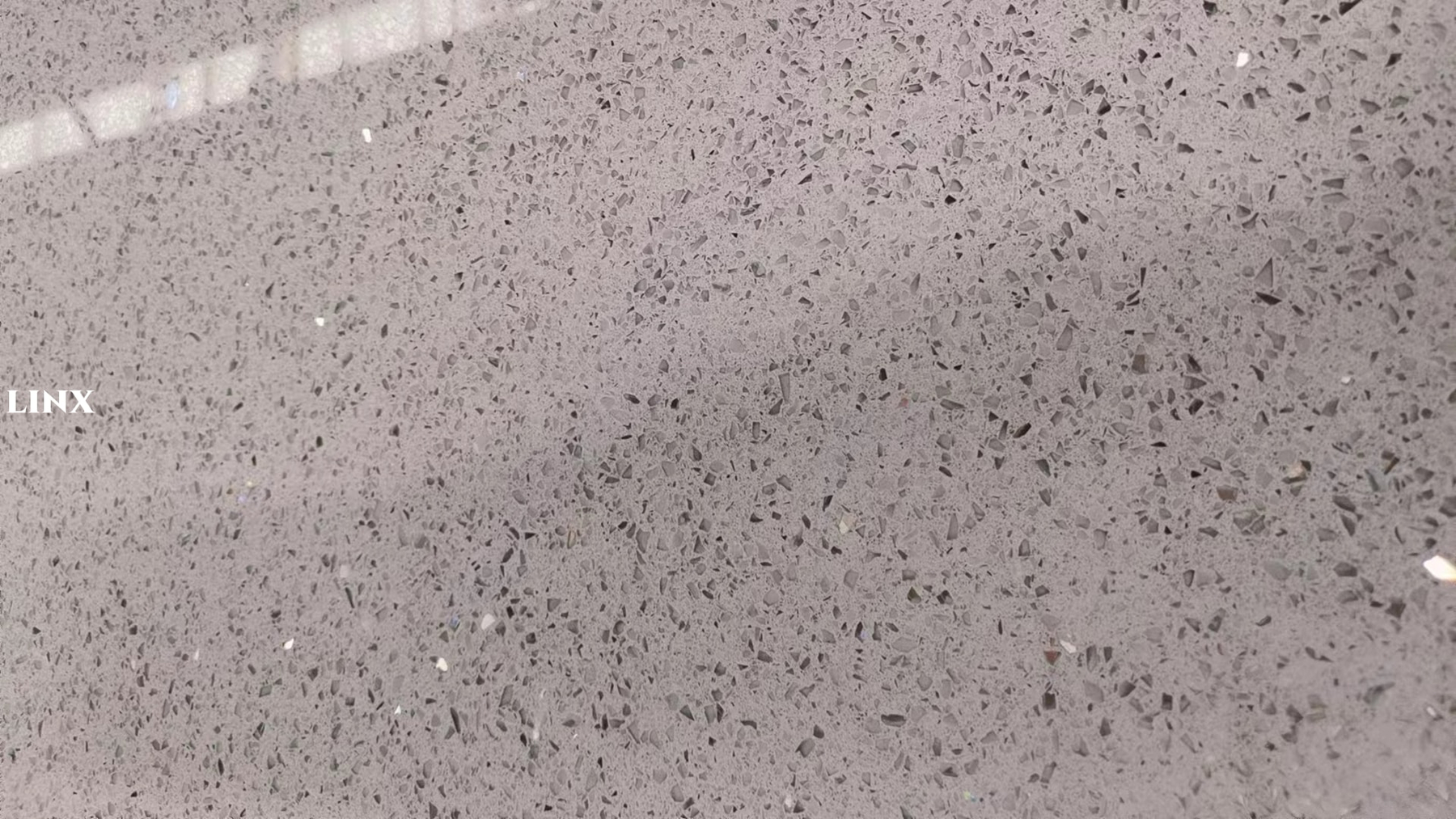 LX1209 SPARKLE GREY QUARTZ STONE CLOSE UP 3 LINX SURFACES