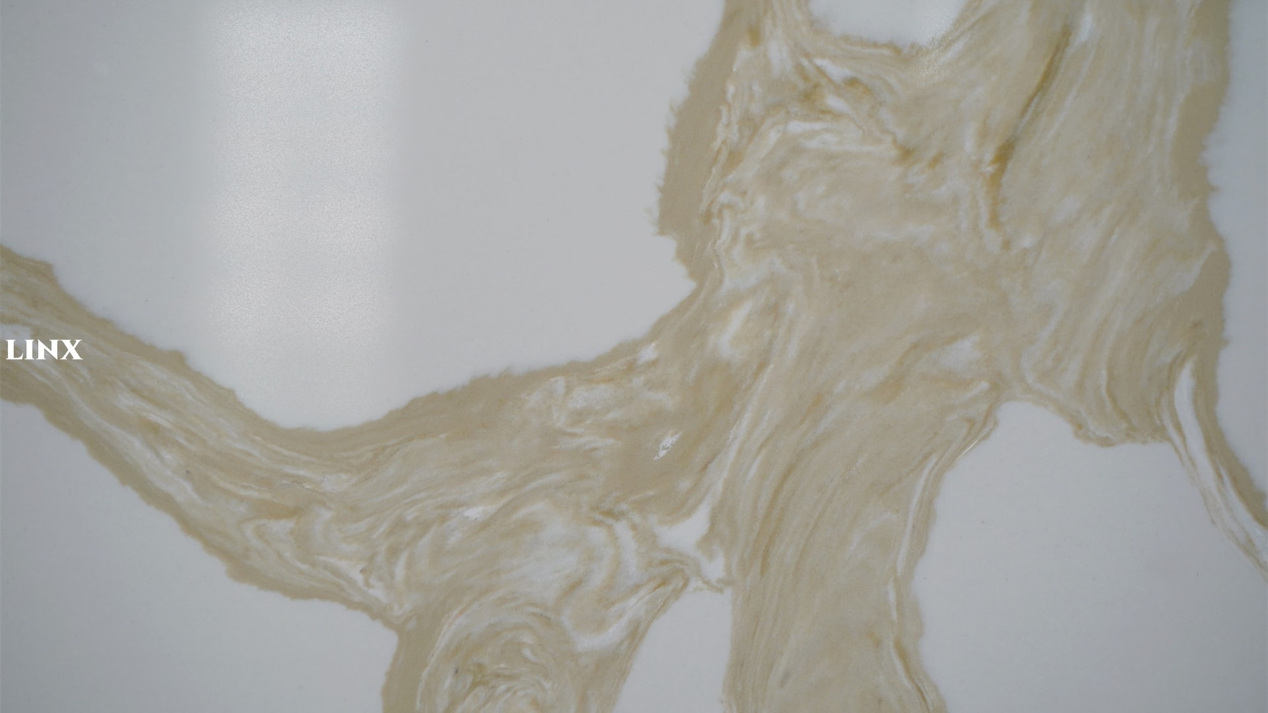 LX1267 CALACATTA GOLD QUARTZ STONE CLOSE UP 3 LINX SURFACES
