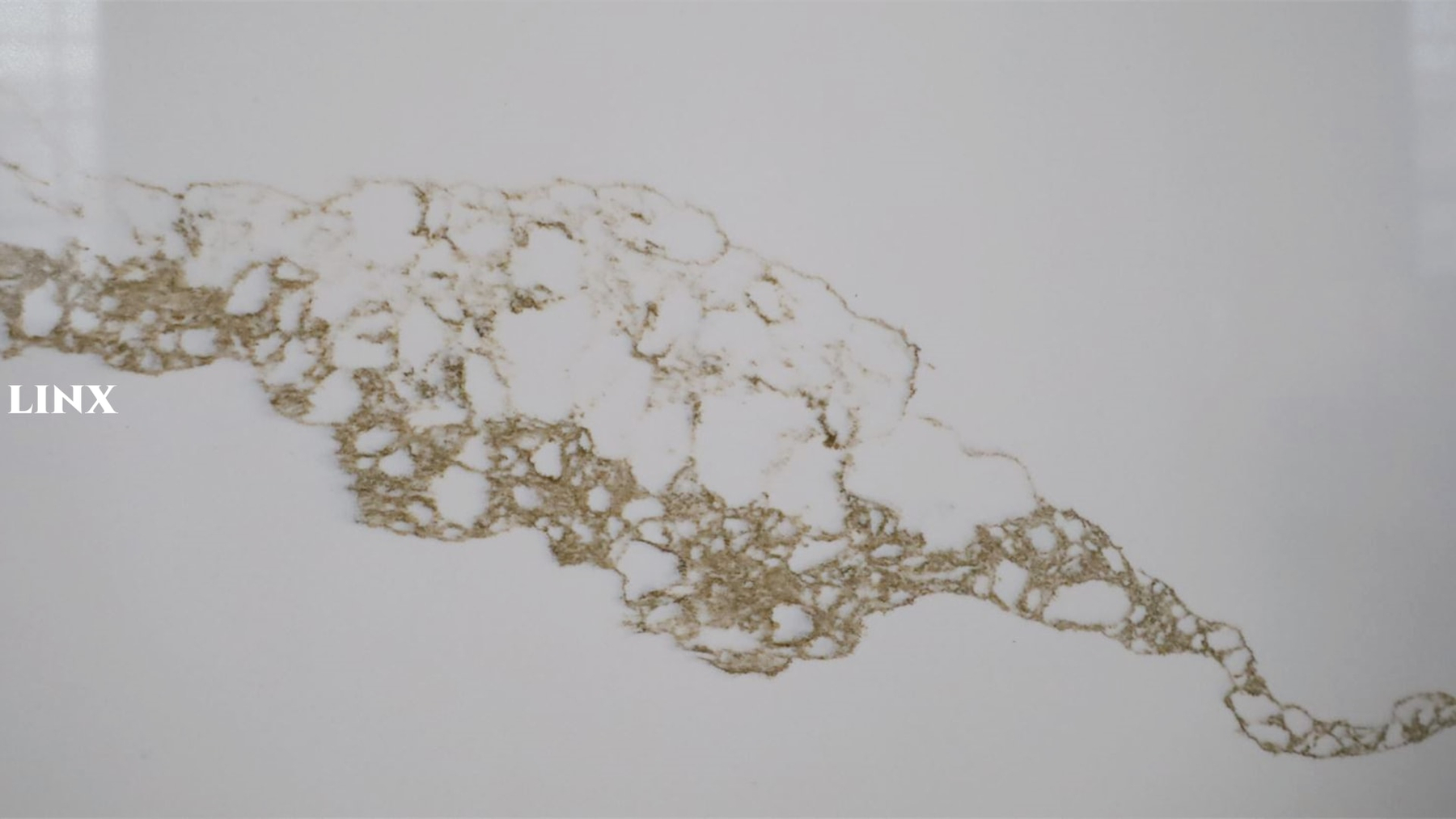 LX13016 CALACATTA GOLD QUARTZ STONE CLOSE UP 2 LINX SURFACES