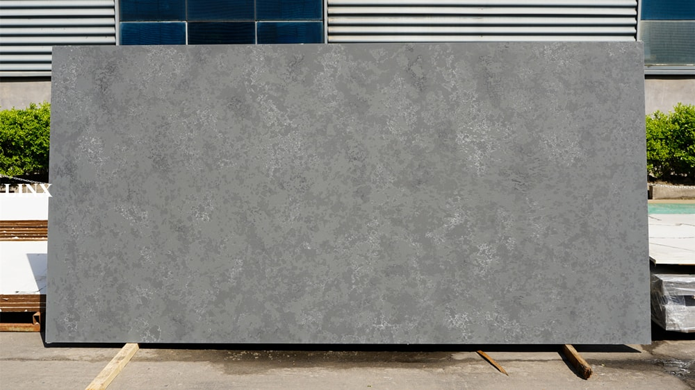 LX4080 CARRARA GREY QUARTZ STONE FEATURE LINX SURFACES