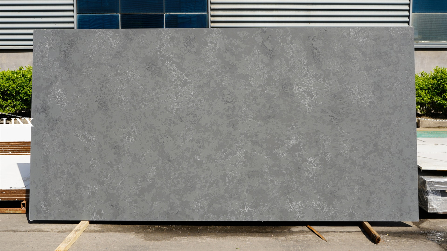 LX4080 CARRARA GREY QUARTZ STONE LINX SURFACES