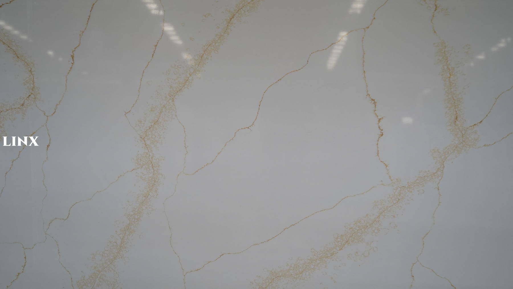 LX6117 CALACATTA GOLD QUARTZ STONE CLOSE UP 1 LINX SURFACES
