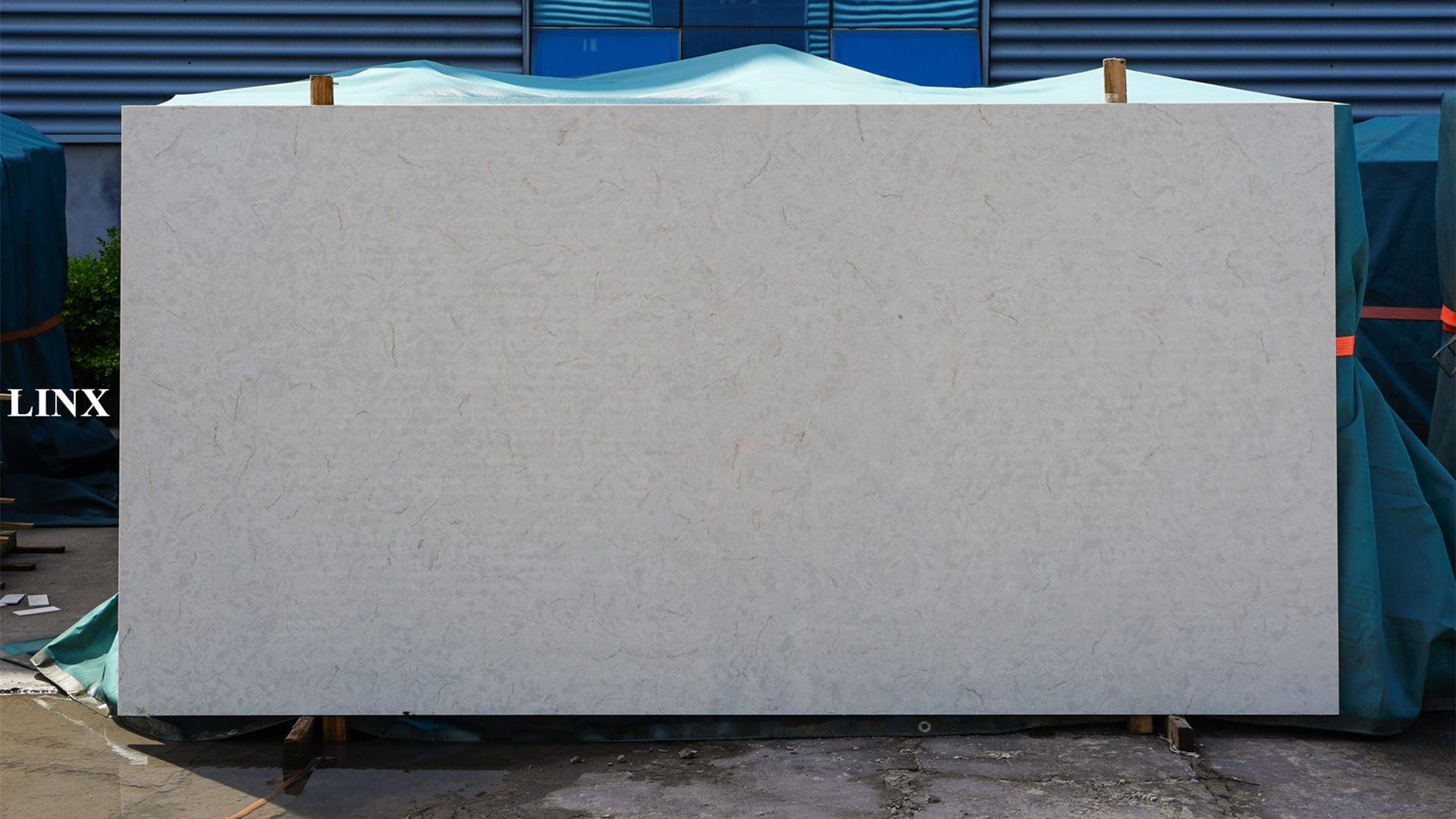 LX6131 CARRARA GREY QUARTZ STONE LINX SURFACES