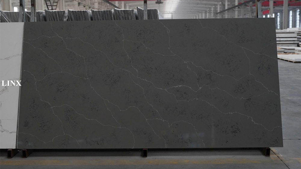 LX6845 Calacatta Grey Quartz Stone Feature Linx Surfaces