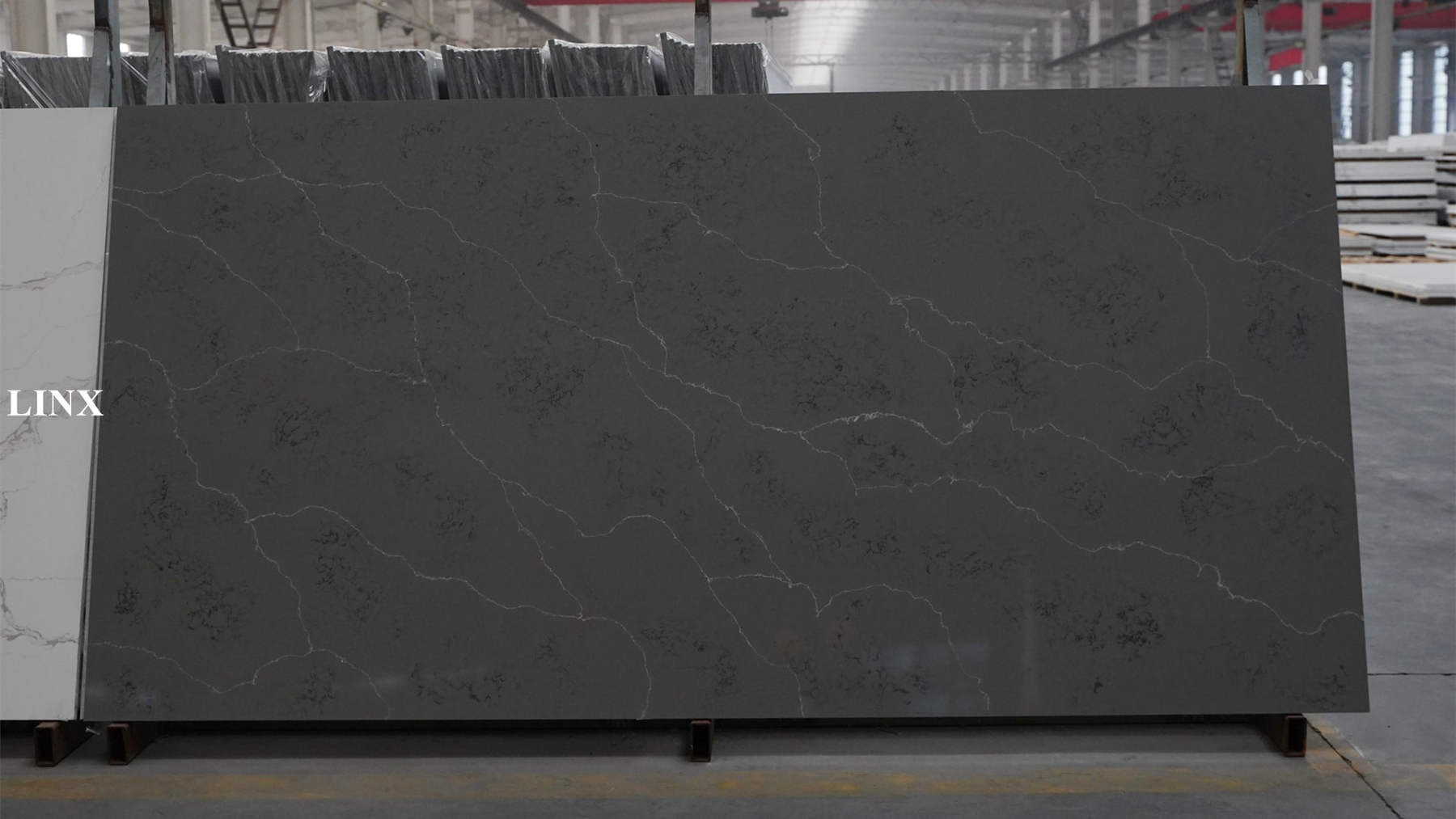 LX6845 Calacatta Grey Quartz Stone Linx Surfaces