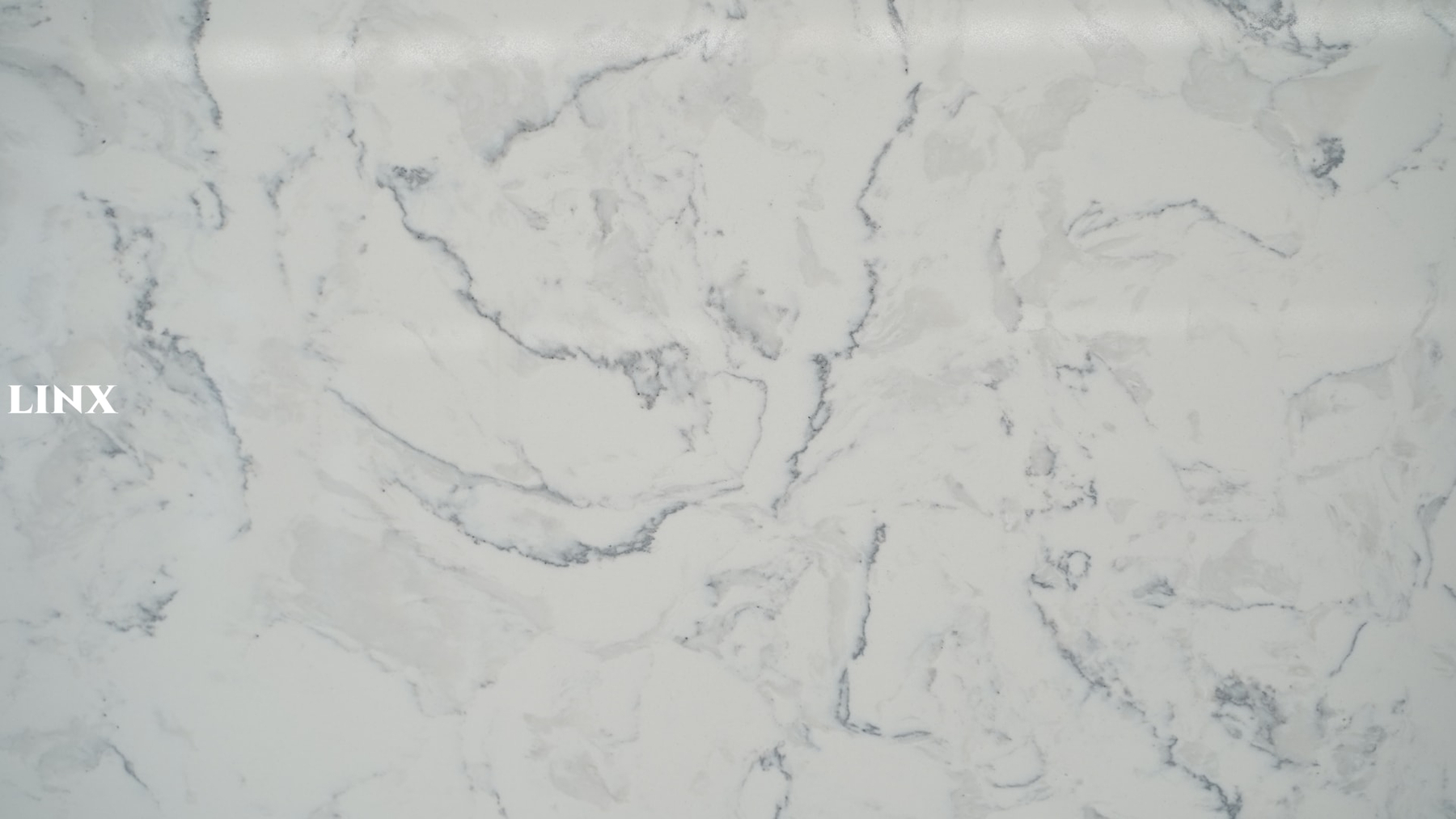 LX7002 CARRARA WHITE QUARTZ STONE CLOSE UP 2 LINX SURFACES