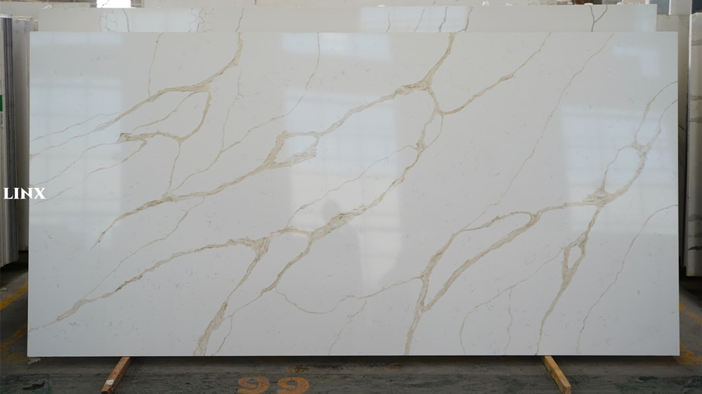 LX8165 CALCATTA GOLD QUARTZ STONE FEATURE LINX SURFACES