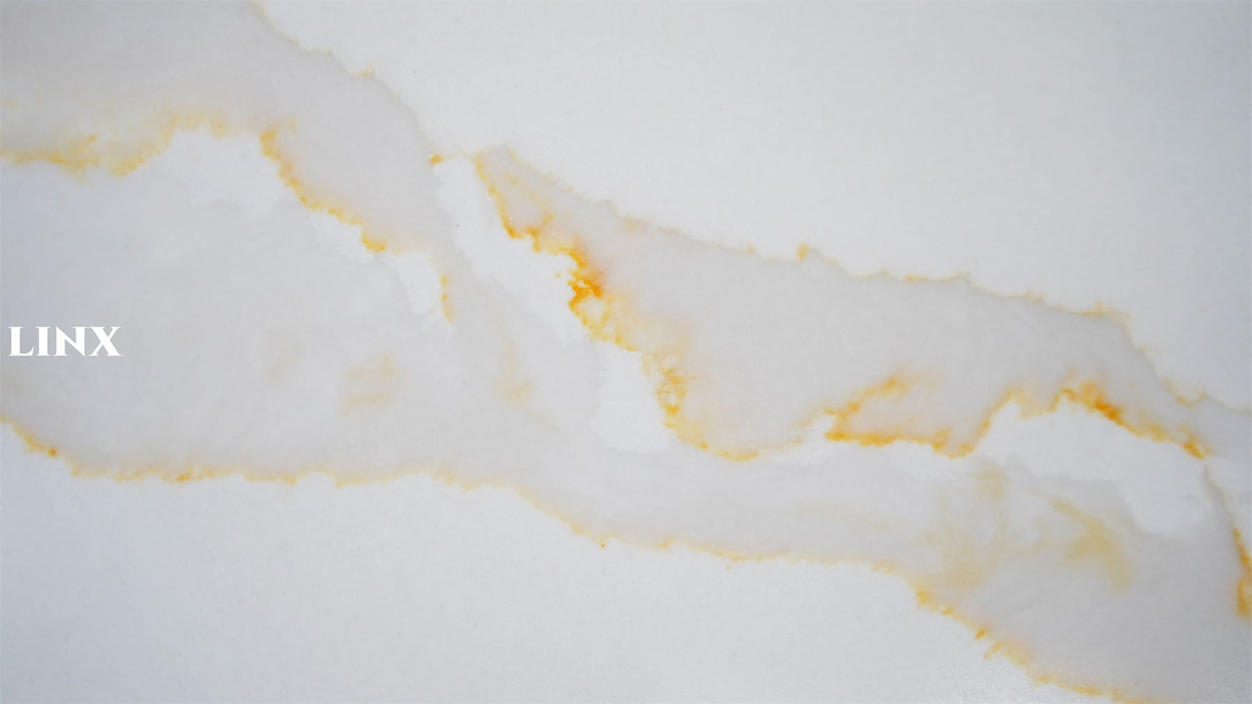 LX9001 CALACATTA GOLD CLOSE UP 3 QUARTZ STONE LINX SURFACES