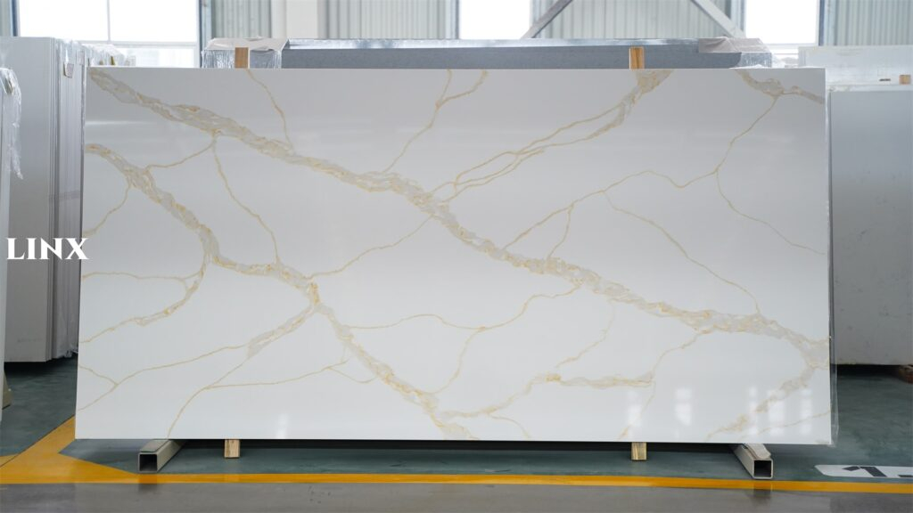 LX9001 CALACATTA GOLD QUARTZ STONE LINX SURFACES