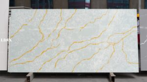 LX9012 ENAMEL GOLD QUARTZ STONE FEATURE LINX SURFACES