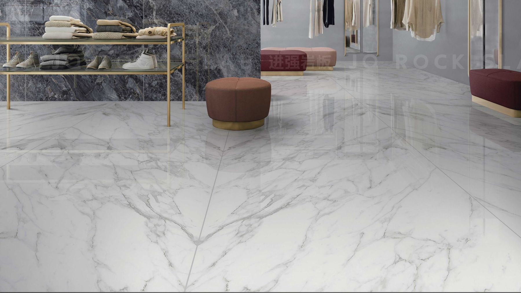 LXG03 Hua White Effect Sintered Stone Linx Surfaces