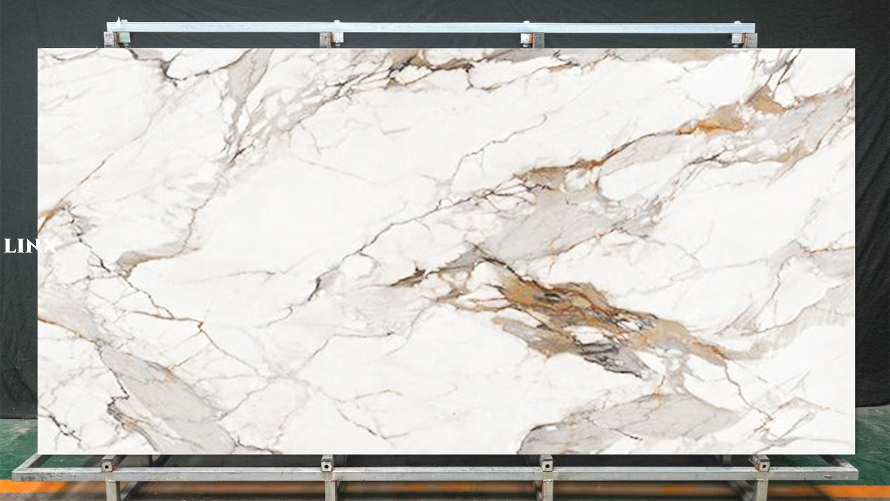 LXG122 Top Calacatta Sintered Stone Main Linx Surfaces