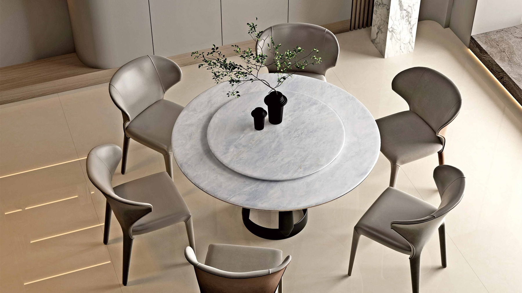 LXG17 Muse White Effect Sintered Stone Linx Surfaces