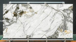 LXG227 Gold Dewdrop Sintered Stone Feature Linx Surfaces