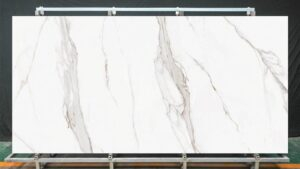 LXG23 Alpine White Sintered Stone Feature Linx Surfaces