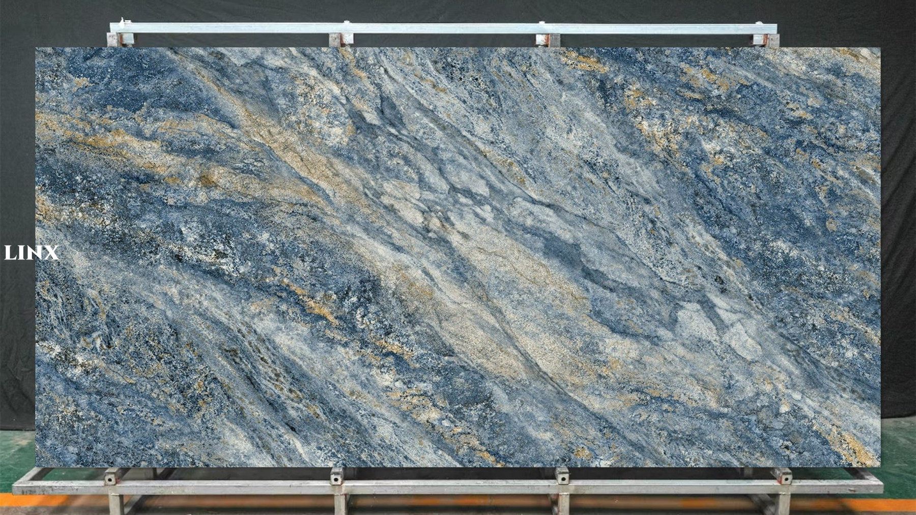 LXG233 Blue Wanaka Sintered Stone Main Linx Surfaces