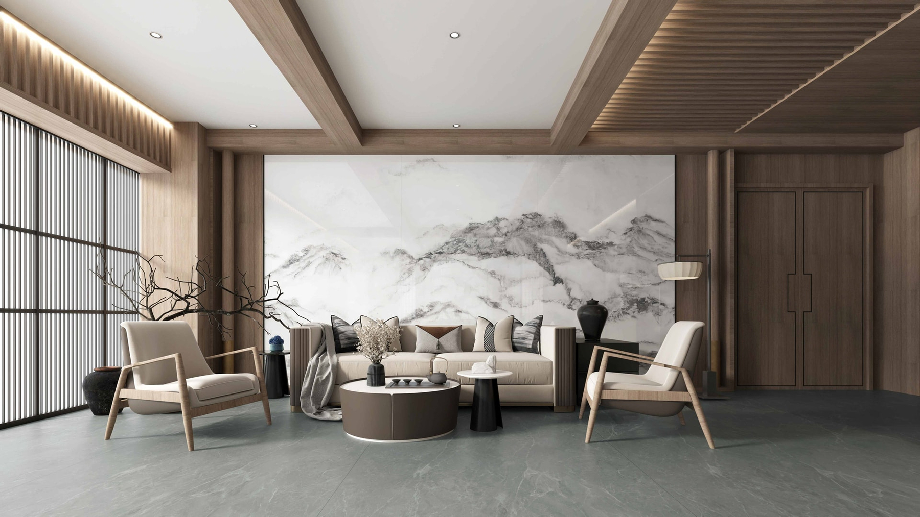 LXG25 Windham Grey Effect Sintered Stone Linx Surfaces
