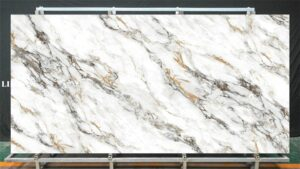 LXG352 Exquisite Jade Sintered Stone Feature Linx Surfaces
