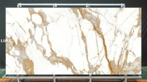 LXG51 Wide Gold Sintered Stone Feature Linx Surfaces