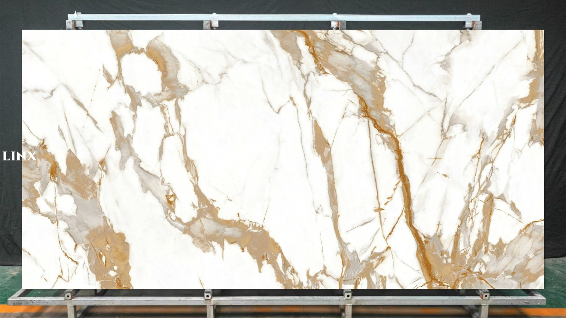 LXG51 Wide Gold Sintered Stone Main Linx Surfaces