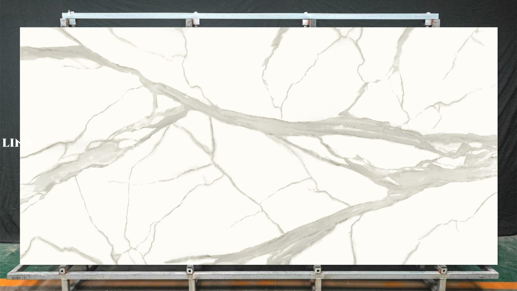 LXG78 Super Snow Sintered Stone Main Linx Surfaces